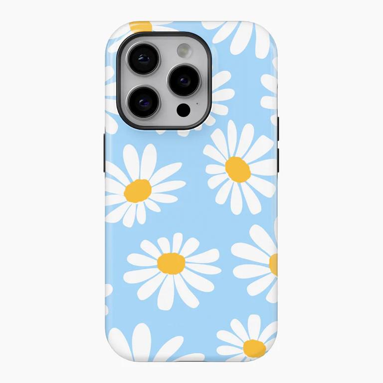 

Clmj Daisy Dream Phone Case for iPhone 17 16 15 14 13 12 11 Air Pro Max Plus Luxury Magnetic Double-layer Back Cover iPhone 14