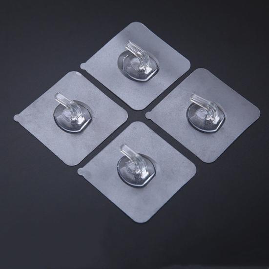 10Pcs/Set Storage Seamless Compact Transparent Hat Clothes Back Door Hanger Back Door Hook