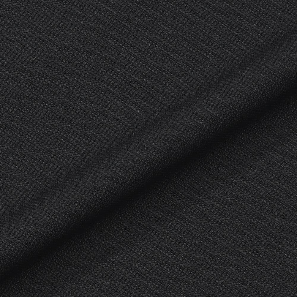 MALBON GOLF Back Bucket Ribbed Collar Polo Shirt Black (Man)