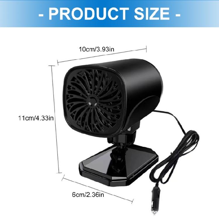 Vehicle Heating Cooling Fan Windshield Defogger Demister Defroster Car Heater Self Adhesive Electric Heater Cooling Fan