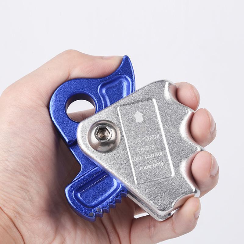 Adjustable Rope Grab Fall Arrest Device for Ice and Rock Climbing, 12-14mm