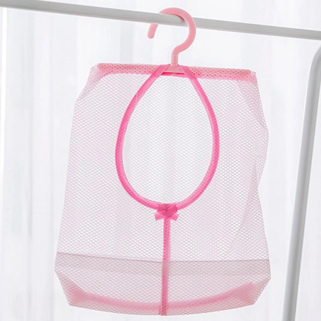Useful Kitchen Bathroom Hanging Storage Bags Clothespin Mesh Bag Organizer with Hook for Bath Swimming Kids Toys Storage Baskets