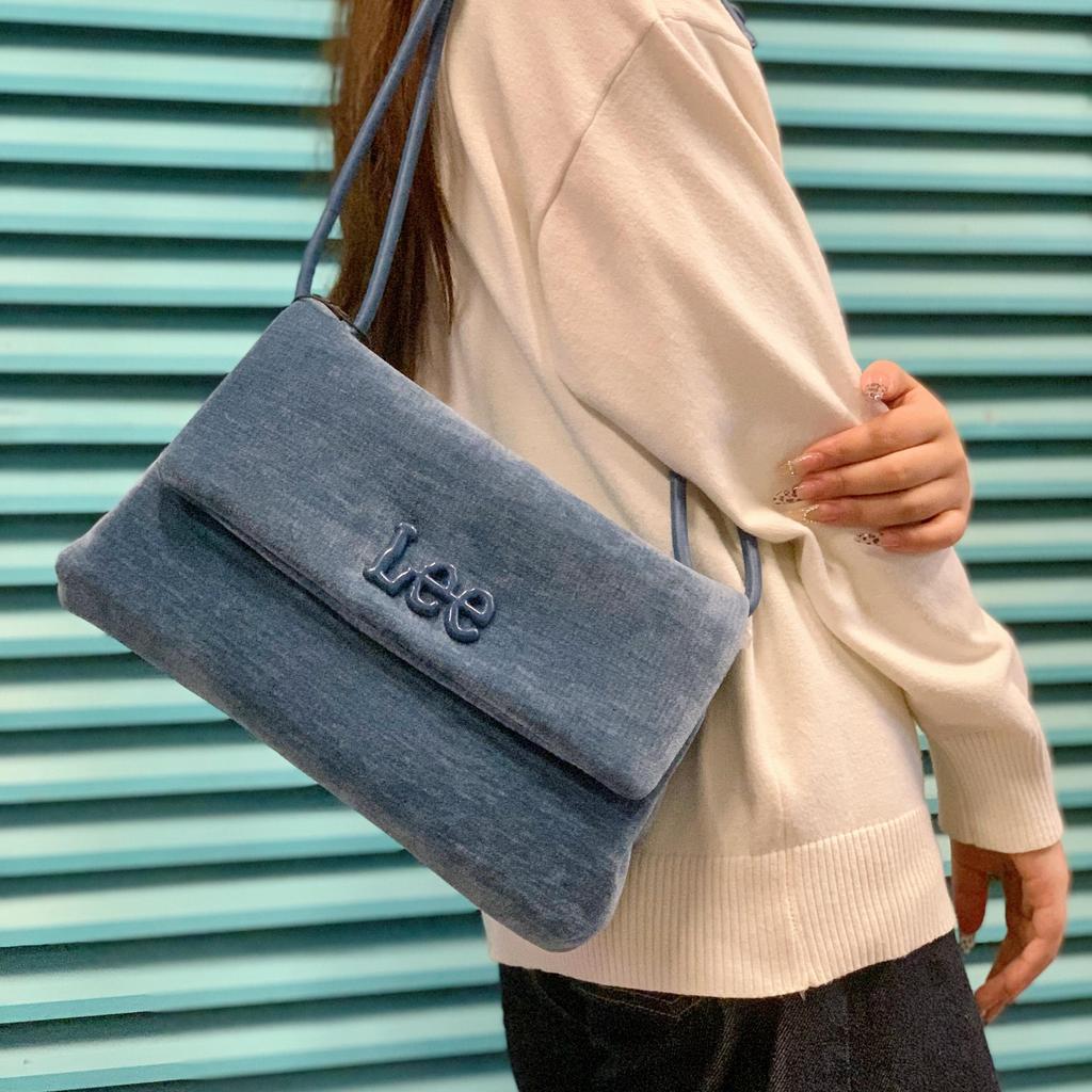 New Lee Fabric Shoulder Bag Regular Women's Denim Blue LE240124M-523