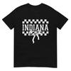 Indiana Coquette Bow Checkered Design for Women Girls Kids T-Shirt