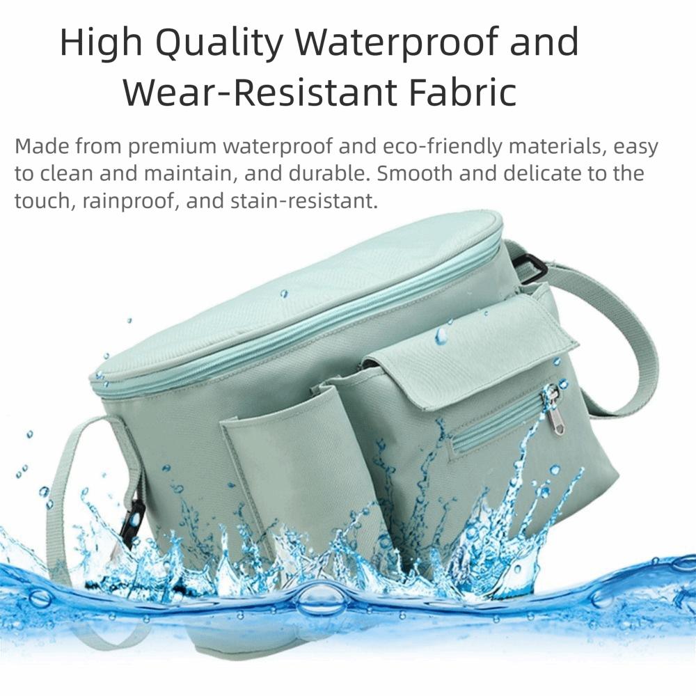 Cartoon Baby Stroller Hanging Bag Multiple Pockets Diaper Bag Organizer Mummy Storage Bag Outdoor