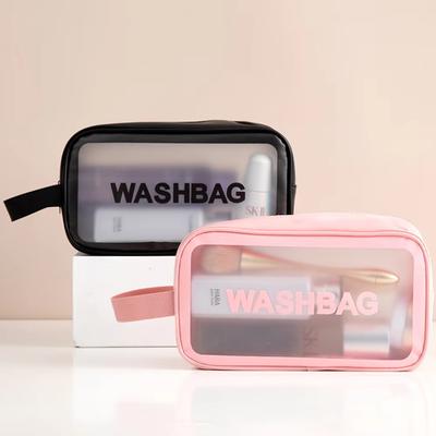 Trousse de Maquillage Cosmétique de Haute Qualité Pour Femmes Voyage Transparente Imperméable Rangement Cosmétiques Poudre Grande Capacité Sac de Rangement Cosmétiques