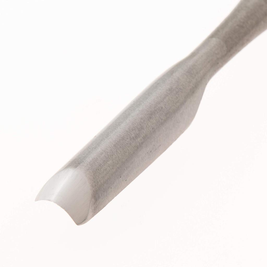 Square Chisel for Wood Carving, Red Oak Handle, Round, 9mm