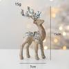 2025 New Year Christmas Ornaments DIY Gift Christmas Tree Elk Pendant Hanging Decorations for Home Christmas Kids Gifts natale