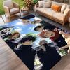 Jujutsu Kaisen Print Rug, Washable Floor Carpet, For Entryway Dorm Laundry Room Office Study, Home Decor Birthday Christmas Gift