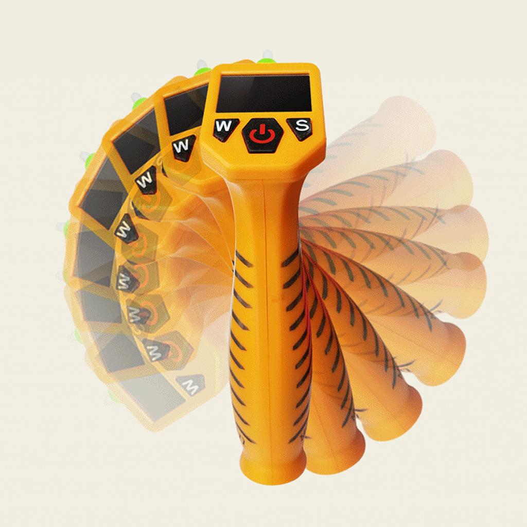 Engine Oil Detector with LED Display Gas Analyzer Car Testing Tools Portable for Accurate Msurement Yellow ABS