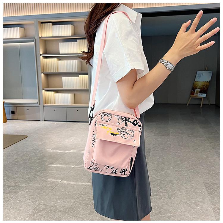 Crafty Small Crossbody Bag With Nylon Material For Daily Casual Use