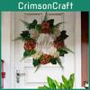 Summer Floral Wreath With Hydrangea And Pomegranate Design For Home Decor