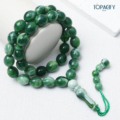 Tasbih Ovale à 33 Perles: Chapelet du Moyen-Orient