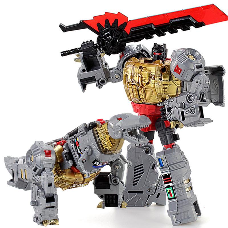 BPF 5 in 1 New Arrive Dinosaur Transformation Robot Toys Anime Cool Devastator Movie Action Figure Series Children Birthday Gift