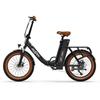 ONESPORT OT16-2 Electric Bicycle Adults  250W Brushless Motor 48V17Ah Lithium Battery 20×3.0 Inch Wide Tires Ideal for Urban & Light Off-Road Rides