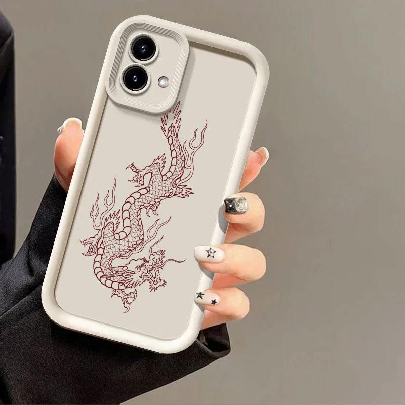 Fashion Fox Dragon Tiger Phone Case for Motorola Moto Edge 40 NEO 50 60 Fusion G05 G14 G24 G32 G35 G52 G53 G60 G75 G84 G85 Cover