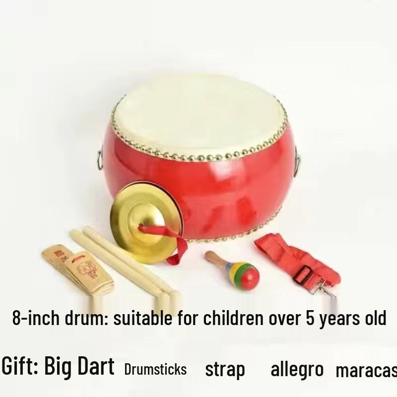 Durable Cowhide Tanggu Drum for Kids