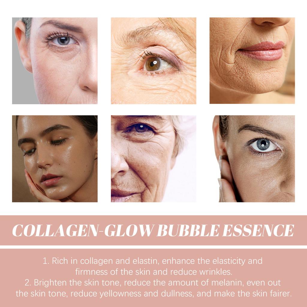 Collagen Light Bubble Serum Repair Dullness Firming Facial Skin Anti-Wrinkle Nourishing Skin Care Essence