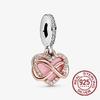 925 Sterling Sølv Hjerte & Mamma Dangle Dream Catcher Charm Fit OriginalNew Armbånd DIY Smykker For Dame Armbånd DiyBeads