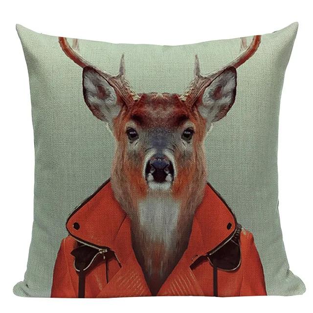 Cute Cartoon Animals Koala Panda Bear Polyester Sofa Home Pillows Cover Decorative Cushion Cover Almofadas Pillowcase