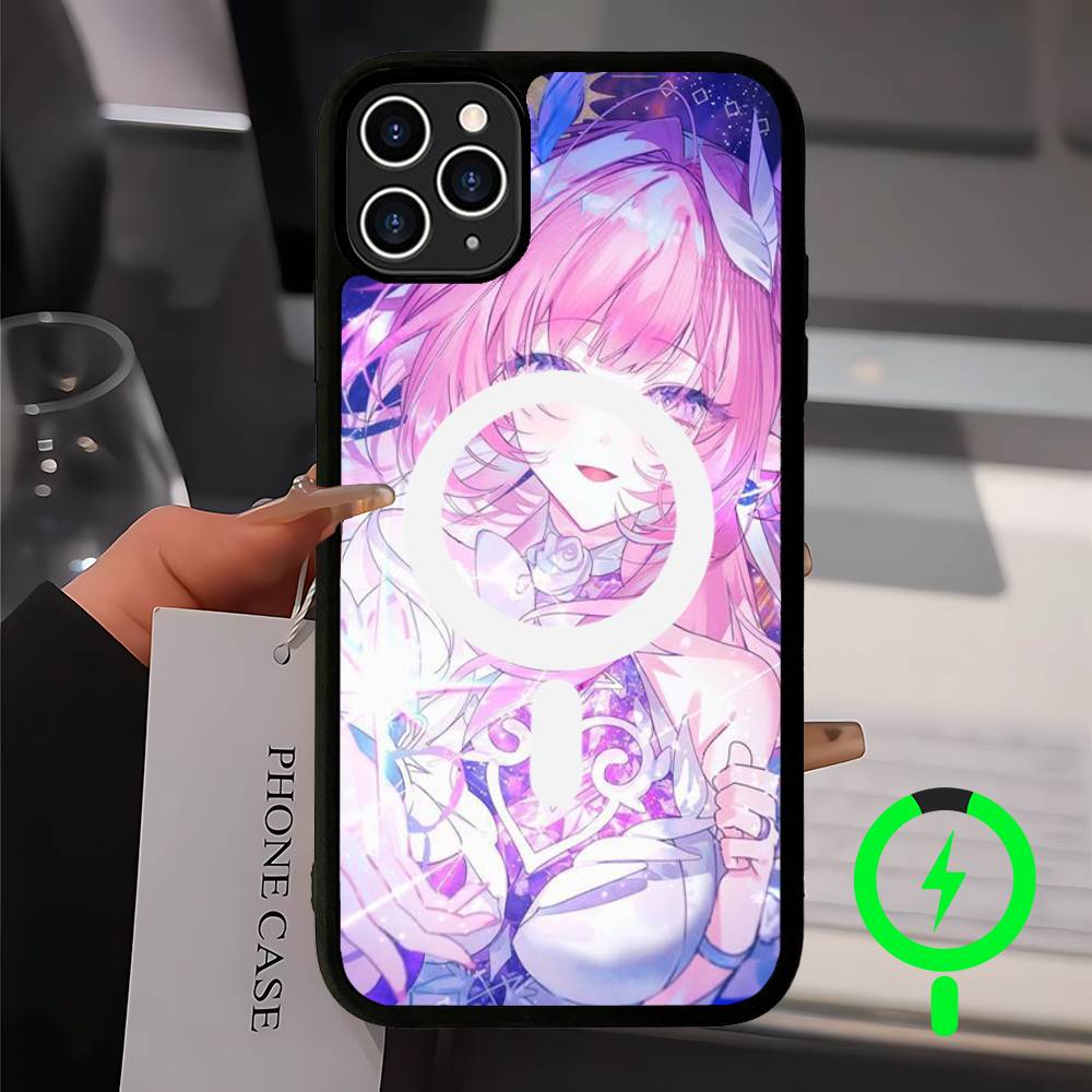 

Popular Game Cyrene H-Honkai S-Star R-Rail Magnetic Phone Case For IPhone 16 15 14 13 12 11 17 Pro Max Plus Wireless Charge iPhone 16pro max