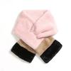 Cashmere Petite Two-tone Fur Muffler for Women, Winter