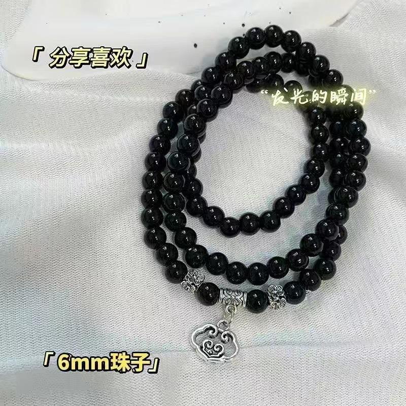 Neues Perlen-Doppelschicht-Armband im chinesischen Stil mit Berggeistblume, Damen, Nationalstil, Retro, 2025 neues Armband, personalisierter vielseitiger Schmuck