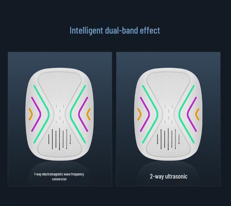 Ultraschallmaus- und Mückenabwehr mit Doppelfrequenz - Hochleistungs-KI-Lösung