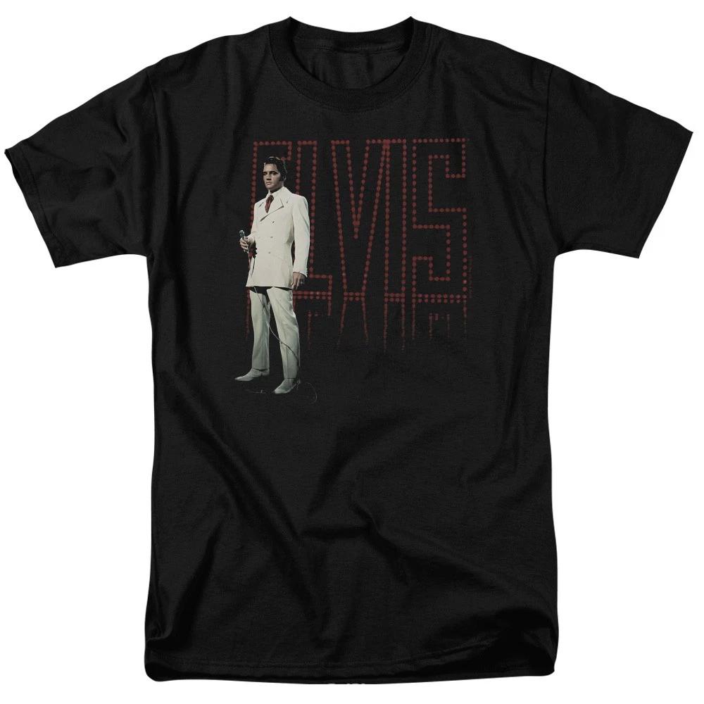 Elvis Presley - White Suit - Unisex Short Sleeve Children s T-shirt - Black 100