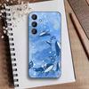 Whale Fall-Art Phone Case For Samsung Galaxy A73,A21s,A22,A31,A52,A53,A71,A41Soft Black Shell