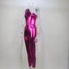 Ladies Summer Sexy One Shoulder Top Wrap Hipster Trouser Set
