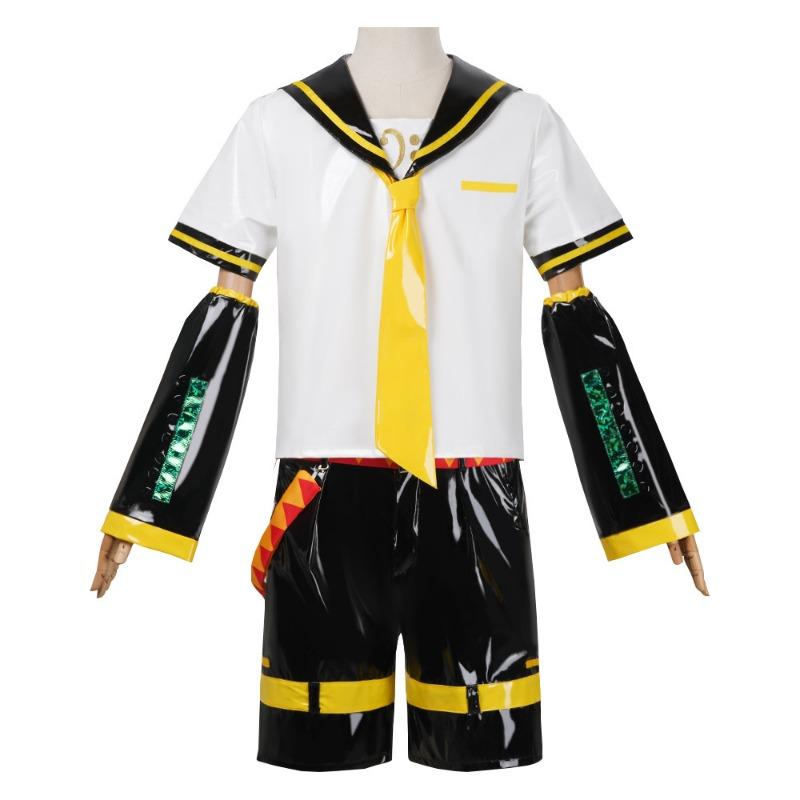 

Зеркало Зеркало-близнец Зеркало-колокольчик Зеркало Инь Лянь Одежда по формуле сестры и брата, Комплект из патентной кожи XXL