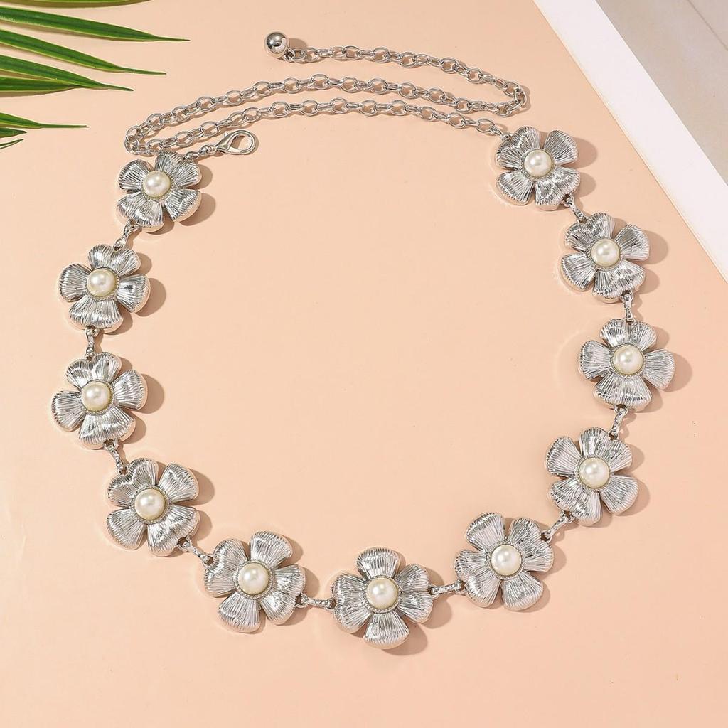 Bohemian Retro Metal Waist Chain for Women - Ethnic Style Body Jewelry