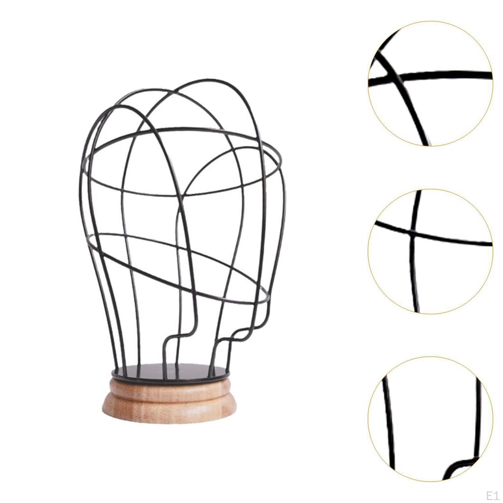 Hat Stand Display Tabletop Holder Wig Holders Iron Wire Decorative Mannequin Desktop
