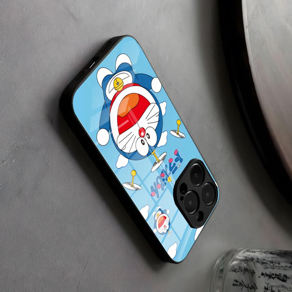 

Doraemon Phone Case Glass For IPhone17 Air 16 15 17 14 Pro Max 13 12 11 X Wholesale And XS XR Plus For Samsung S 25 24 23 22 SamsungS25ULTRA5G