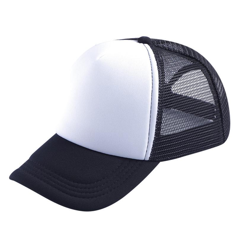 Men's Spring/Summer Mesh Duckbill Baseball Cap with Logo Embroidery