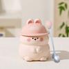 With Exquisite Color Box, Cute Little Rabbit With Lid, Water Cup, Mug, High Value, Gift Ceramic Cup For Girlfriends And Girls