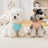 Color Blocked Dog Sport Vest Breathable Mesh Pet Short Shirt Cute Pattern Pet T-shirt Puppy Wear