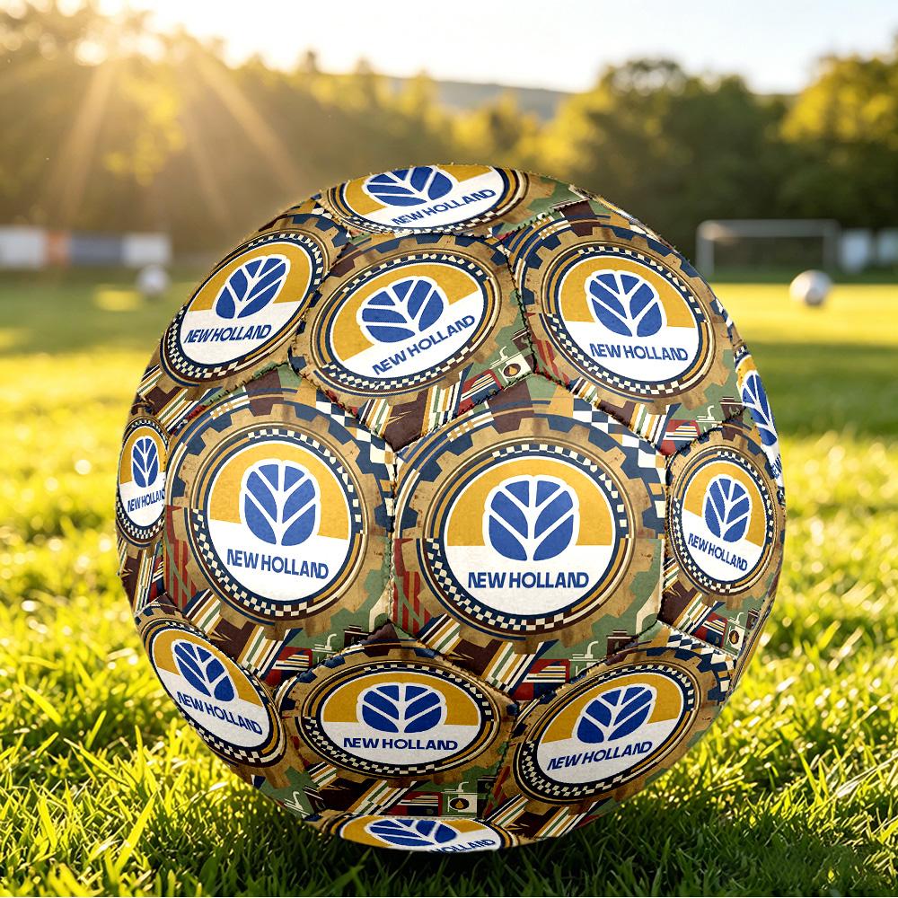 New Holland Print Standard Size 5 Soccer Ball Durable Shock?Absorbing Ball For Training Match Outdoor Play