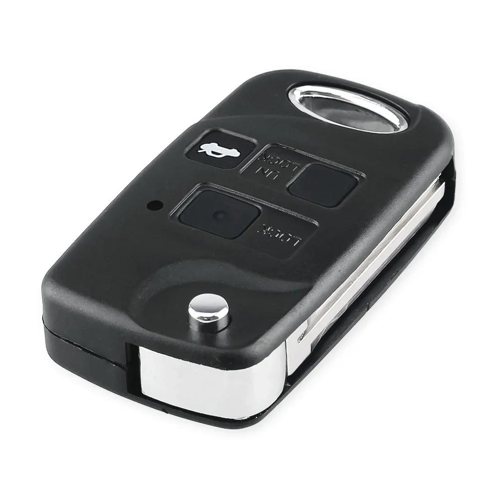 Remote Car Key Shell Case For Toyota Camry Rav4 Corolla Prado Yaris Cruiser Land For Lexus Toy43 Toy47 Toy48 2 3 Buttons