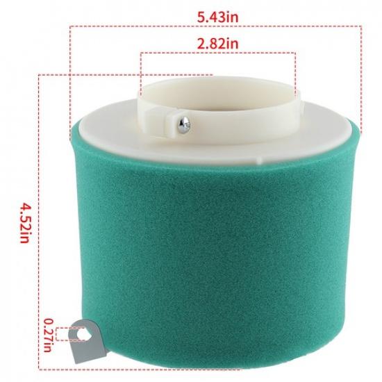 KLF220 KLF250 Für Kawasaki Bayou 220 250 Luftfilter & Führungssatz Neu #13091-1488