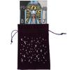 Péndulo de adivinación Mantel de adivinación Juego de mesa Tarot Bolsa de almacenamiento de terciopelo