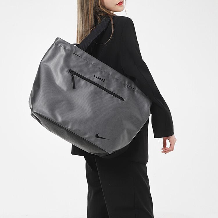 New Nike Polyamide Shopping Bag Regular Unisex Grain Gray CT4151-073