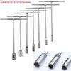 1 Stück T-Griff-Steckschlüsselschlüssel 8 Größen 6-19 mm Metrisch T-Griff-Schlüssel Sechskant Multifunktional Manuell Abnehmbar Reparatur Handwerkzeug