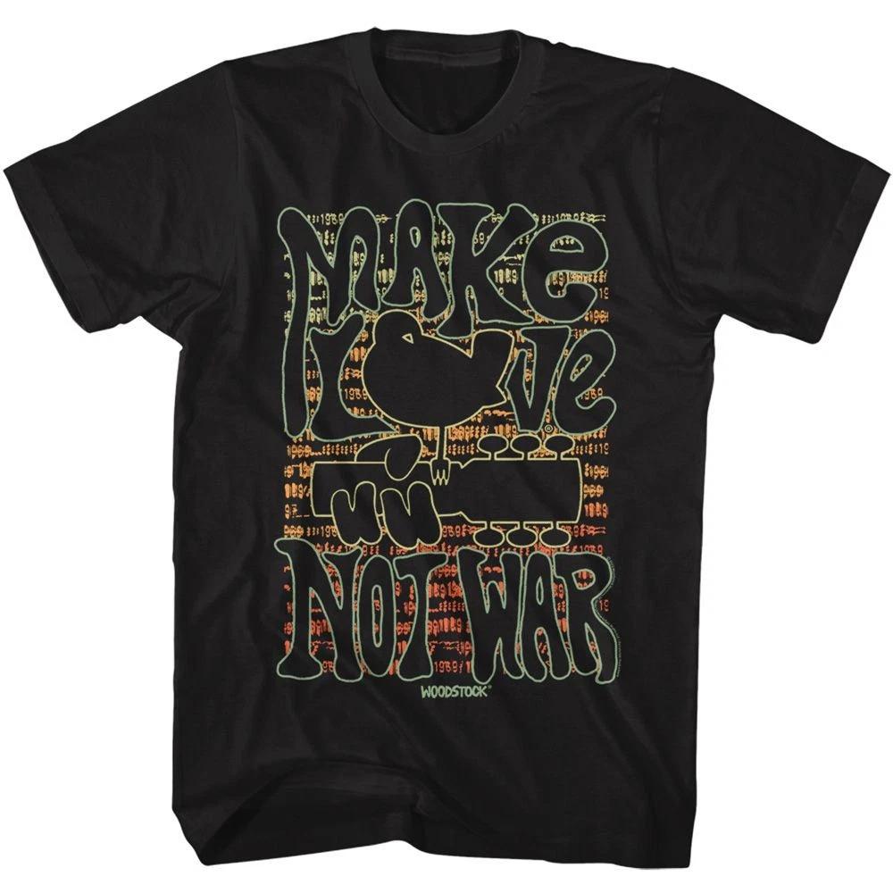 Woodstock - Make Love Not War - Short Sleeve - - Children s T-shirt 110