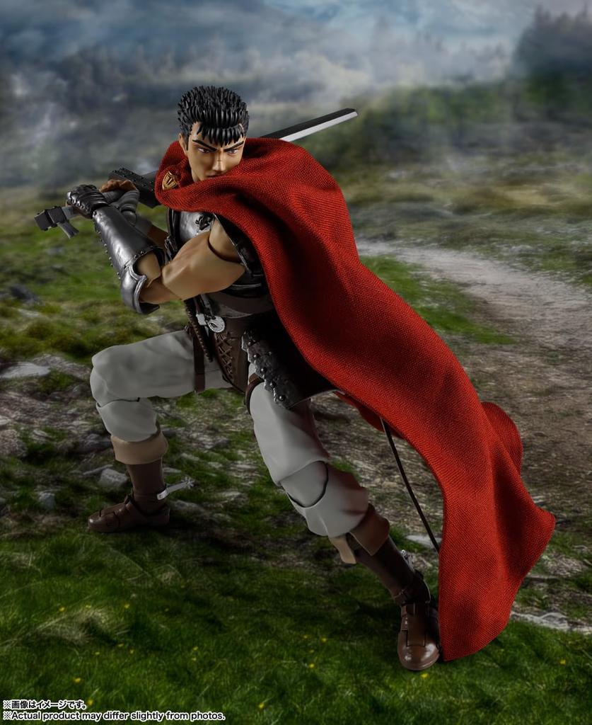 TAMASHII NATIONS S.H.Figuarts Berserk Guts (Band of the Hawk) Approximately 160mm PVC & ABS & Fabric Painted Movable Figure