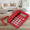W520 Caller Identification Telephone Hands Free Call for Office Home Family BusinessRed