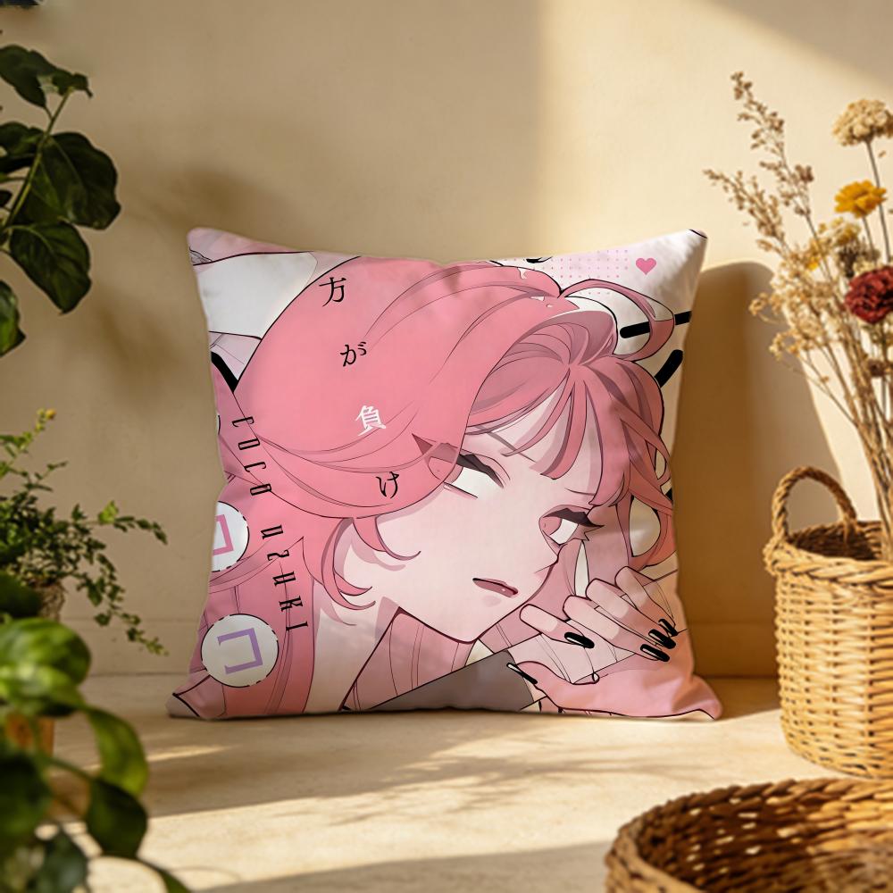 

Stylish Ffall in Love You False Angelsed Cushion Cover Versatile DoubleSided Pillow Case Fit for Sofa Bed Car Daily Decor 30X30cm
