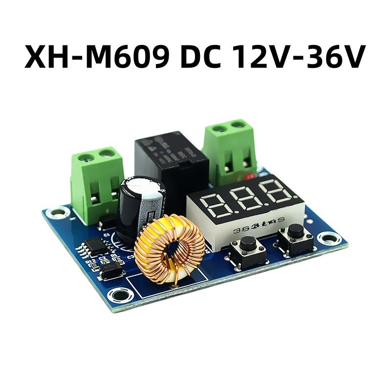 XH-M609 Niederspannungs-Trennschalter 12V-36V Digitales LED-Display Automatische Abschaltung für Notstromversorgung Batterieschutz