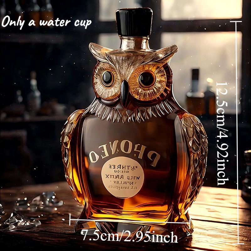 Novelty Animal Shape Whiskey Decanter Creative Glass Liquor Bottle for Scotch Bourbon & Whiskey Bar Decor & Gift